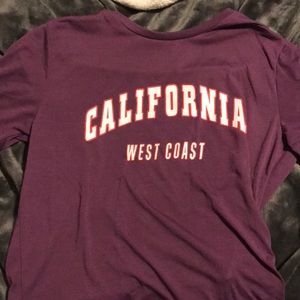 Purple shein t-shirt